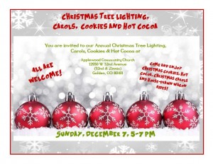 Christmas Tree LIghting invite